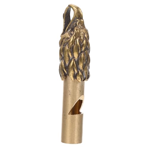 Vaguelly Brass Pfeife Schlüsselanhänger für Outdoor Aktivitäten Laut und Tragbar für Schiedsrichter Lehrer Notfälle und Hundetraining Eagle Vaguelly Brass Pfeife Schlüsselanhänger für Outdoor Aktivitäten Laut und Tragbar für Schiedsrichter Lehrer Notfälle und Hundetraining Eagle von Vaguelly