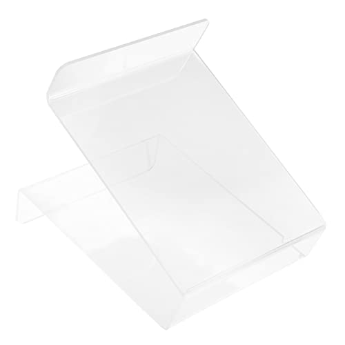 Vaguelly Buchstützen-Bücherregal Desktop für Schallplattenliebhaber Lagerung Inhaber vinyl storage book shelves magazinständer Rekordhalter Halter für Zeitschriftenordner Acryl Transparent von Vaguelly