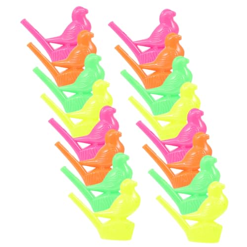Vaguelly Vogel- Spielzeug 16 Stück Pfeife Für Erwachsene Musikinstrument Pfeifen Cartoon-vogelform Party-requisiten von Vaguelly