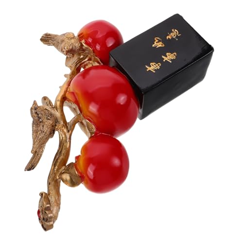 Vaguelly Chinesische Persimmon Dekoration Traditionelle Neujahrsdekoration für Zuhause Stilvolle Tischdekoration Geschenkidee für Hauswärmung und Festliche Anlässe von Vaguelly