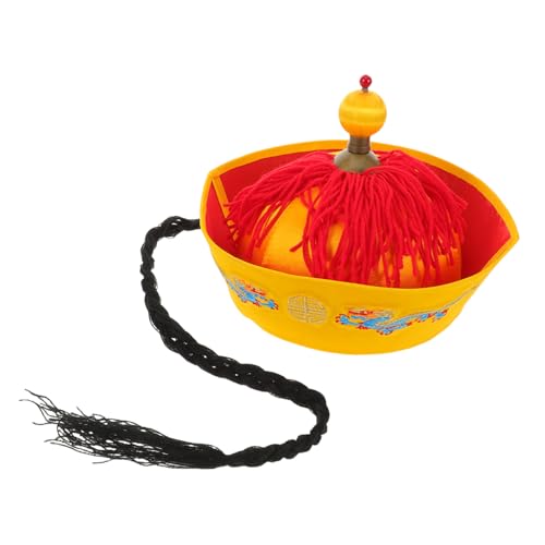 Vaguelly Chinesischer Cosplay Kaiser Antiker Kaiserhut Hut Für Erwachsene Requisite Rollenspielhut Kaiser Anziehhut Orientalischer Hut Chinesisches Königskostüm Asiatischer von Vaguelly