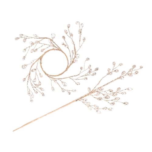 Vaguelly Christbaumschmuck Dekorative Perlenstäbe Blumenstrauß Zubehör Weihnachtshochzeitsdekor Zubehör Für Blumenstrauß Vasendekorationen Weihnachtspicks Und Sprays Kranzdekorationen Acryl Vaguelly Christbaumschmuck Dekorative Perlenstäbe Blumenstrauß Zubehör Weihnachtshochzeitsdekor Zubehör Für Blumenstrauß Vasendekorationen Weihnachtspicks Und Sprays Kranzdekorationen Acryl von Vaguelly