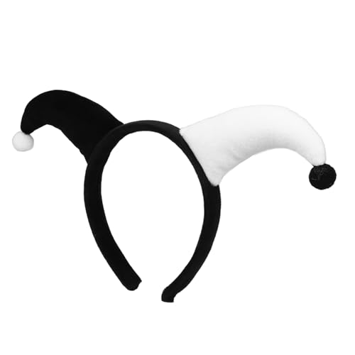 Vaguelly Clown Haarband für Halloween Rotes Kostüm Accessoire Geeignet für Karneval und Festlichkeiten und Langlebig Perfektes Haar Ornament für Partys und Auftritte von Vaguelly