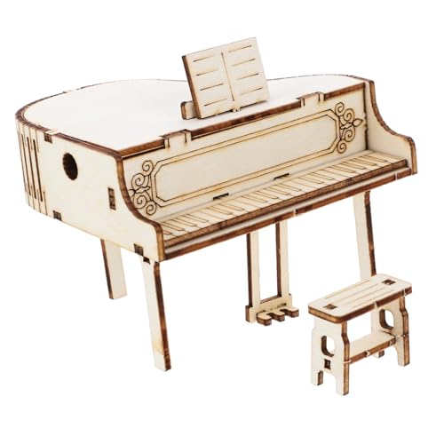 Vaguelly DIY Klavier Spieluhr Bausatz Holz Musikbox Modell für Erwachsene Entspannungsspielzeug für Wohnzimmer Balkon und Schlafzimmerdeko Vaguelly DIY Klavier Spieluhr Bausatz Holz Musikbox Modell für Erwachsene Entspannungsspielzeug für Wohnzimmer Balkon und Schlafzimmerdeko von Vaguelly