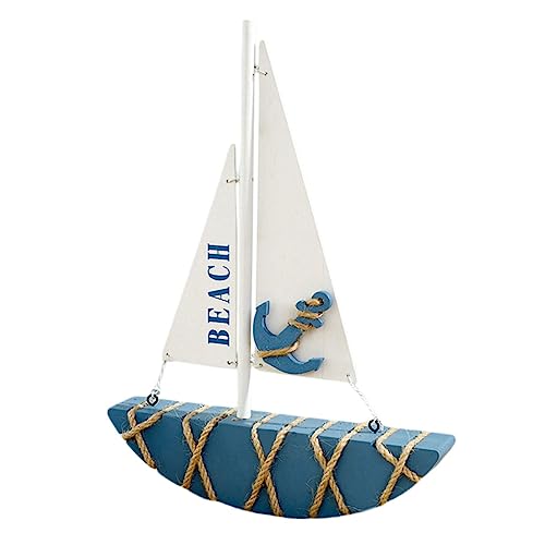 Vaguelly Desktop-Segelboot-Ornament Küsten nautisch rustikal Ornamente Marine Tischdekoration für Segelboote schmuck für Segelboote Tischbootverzierung Segelboot- Holz Vaguelly Desktop-Segelboot-Ornament Küsten nautisch rustikal Ornamente Marine Tischdekoration für Segelboote schmuck für Segelboote Tischbootverzierung Segelboot- Holz von Vaguelly