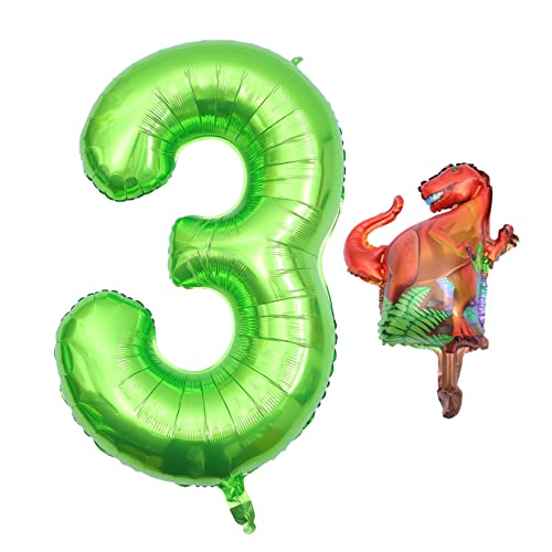 Vaguelly Digitaler Aluminiumfolienballon Einhorn Dinosaurier Luftballons Zum 3. Geburtstag Dekorationen Neon Großer Zahlenballon Aufblasgerät Brautballons Riesige Zahlenballons Girlande von Vaguelly