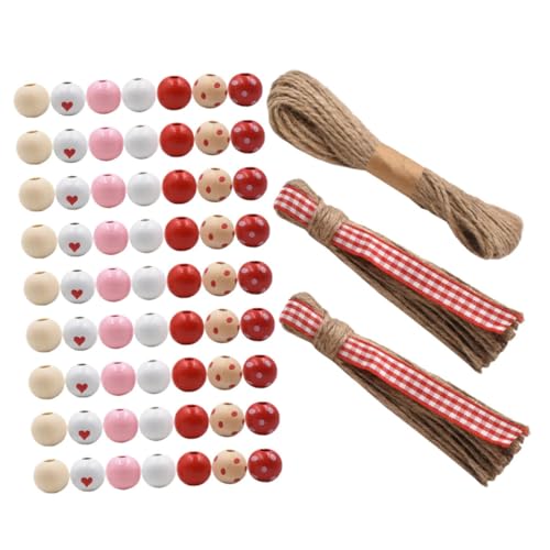 Vaguelly Diy Holzperlen Set für Valentinstag Bastelperlen für Girlanden Schmuckherstellung und Kreative Projekte mit Familie und Freunden Vaguelly Diy Holzperlen Set für Valentinstag Bastelperlen für Girlanden Schmuckherstellung und Kreative Projekte mit Familie und Freunden von Vaguelly