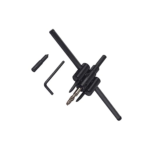 Vaguelly Einstellbarer Holzlochschneider Holzbohrer Langlebiger Legierung für Holz Gipsplatten Einsetzbar für Elektrowerkzeug und Handbohren für Heimwerker und Vaguelly Einstellbarer Holzlochschneider Holzbohrer Langlebiger Legierung für Holz Gipsplatten Einsetzbar für Elektrowerkzeug und Handbohren für Heimwerker und von Vaguelly