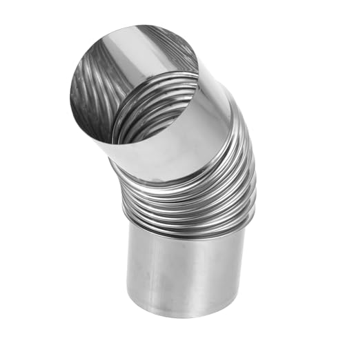 Vaguelly Elbow Rauchabzug Rohrbogen für Kamin und Outdoor Holzöfen Hitzebeständig Einfache Installation Vielseitige Kompatibilität Verbesserte Effizienz von Vaguelly
