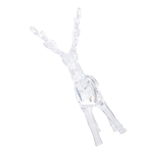 Vaguelly Elegante Elchstatue Acryl-elch-Handwerk Ornament Rentier Tischdekoration Weihnachts-elch-Dekoration Elch-Dekoration Für Zuhause Vaguelly Elegante Elchstatue Acryl-elch-Handwerk Ornament Rentier Tischdekoration Weihnachts-elch-Dekoration Elch-Dekoration Für Zuhause von Vaguelly