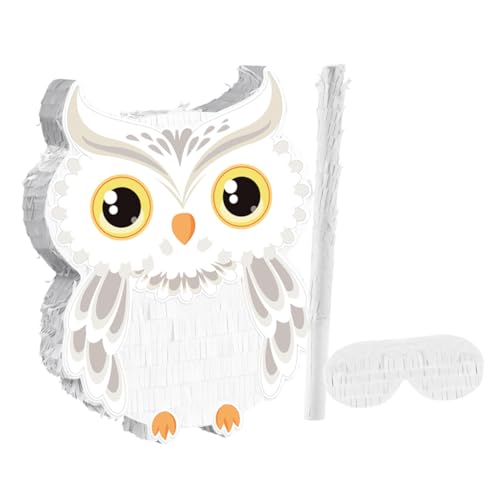 Vaguelly Eulen Piñata mit Stick und Augenbinde Dschungeltiere Interaktives Partyspiel für Vielseitig für Halloween Geburtstags und Abschlussfeiern Praktischem Befüllungsöffnung Weiß Vaguelly Eulen Piñata mit Stick und Augenbinde Dschungeltiere Interaktives Partyspiel für Vielseitig für Halloween Geburtstags und Abschlussfeiern Praktischem Befüllungsöffnung Weiß von Vaguelly