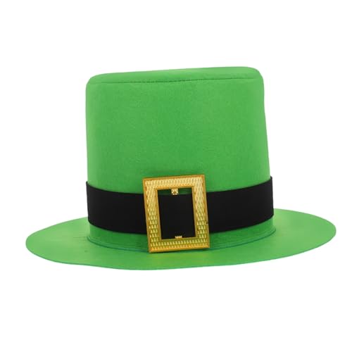 Vaguelly Faltbarer Irish Festival Filzhut mit Grünem Klassischer Patrick's Day Partyhut Vielseitiges Kostümzubehör für Karneval Mottoparty und Outdoor Events Vaguelly Faltbarer Irish Festival Filzhut mit Grünem Klassischer Patrick's Day Partyhut Vielseitiges Kostümzubehör für Karneval Mottoparty und Outdoor Events von Vaguelly