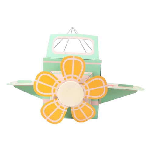 Vaguelly Flugzeugspielzeug Aus Pappschachtel Ebene Party Mit Kleinkind Bausätze Für Kinderkostüm Flugzeug Aus Pappe Tragbares Flugzeug Aus Pappe Light Green Papier von Vaguelly