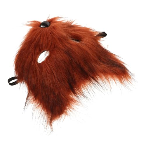 Vaguelly Fox Halbgesichts-maske für Karneval und Halloween Weiches Material Vielseitig Kombinierbar Stilvolles Partyzubehör für Erwachsene für Kostüm Maskenbälle von Vaguelly