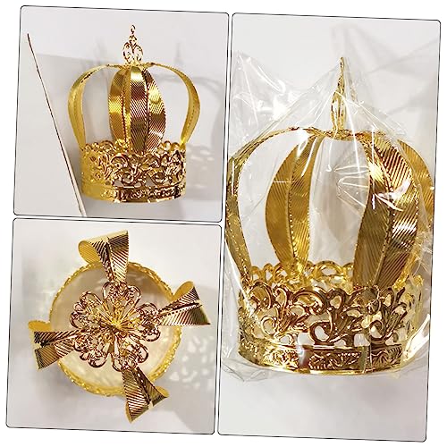 Vaguelly Geburtstag Tortendeko Krone aus Langlebigem Goldfarben Modisches Cake Topper Ornament für Jungen und Mädchen Stilvolle Kuchen Deko für Geburtstagsfeier Vaguelly Geburtstag Tortendeko Krone aus Langlebigem Goldfarben Modisches Cake Topper Ornament für Jungen und Mädchen Stilvolle Kuchen Deko für Geburtstagsfeier von Vaguelly