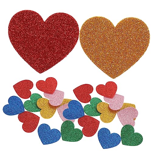 Vaguelly Glitzernde Herz-Patches – 15 Große Sticker-Herzen – Klebeaufkleber Für Kinder Heimdekoration Und Scrapbooking Vaguelly Glitzernde Herz-Patches – 15 Große Sticker-Herzen – Klebeaufkleber Für Kinder Heimdekoration Und Scrapbooking von Vaguelly