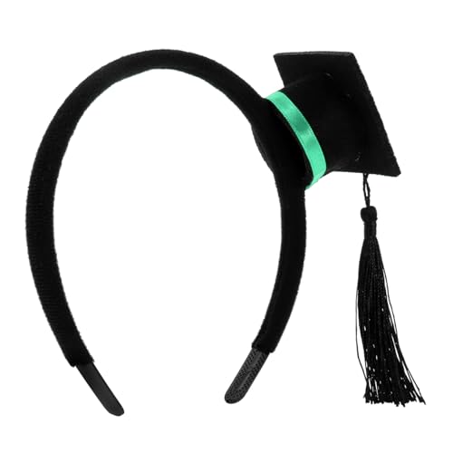 Vaguelly Graduierungskappen-stirnband Dekorationen Absolventen Party-stirnbänder Für Erwachsene Abschlusskostüm-accessoire Junggesellenmütze Stirnband Abschluss Stirnband Green Plüschstoffe Vaguelly Graduierungskappen-stirnband Dekorationen Absolventen Party-stirnbänder Für Erwachsene Abschlusskostüm-accessoire Junggesellenmütze Stirnband Abschluss Stirnband Green Plüschstoffe von Vaguelly