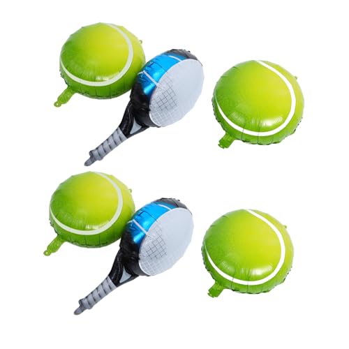 Vaguelly Grüne Tennis-party-luftballons, Dekorationen, 4 Tennisball-luftballons Und 2 Tennisschläger-folien-mylar-luftballons Für Männer, Frauen, Kinder, Sport, Tennis-party-dekorationen, Vaguelly Grüne Tennis-party-luftballons, Dekorationen, 4 Tennisball-luftballons Und 2 Tennisschläger-folien-mylar-luftballons Für Männer, Frauen, Kinder, Sport, Tennis-party-dekorationen, von Vaguelly