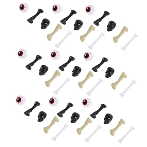 Vaguelly Halloween Deko Augäpfel Skelett Halloween Tischdekoration Realistische Augen Große Augäpfel Simuliertes Augapfel von Vaguelly