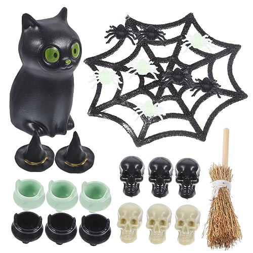 Vaguelly Halloween Miniaturfiguren Set Teilig Kunststoff Miniaturen für Puppenhaus Dekoration Diy Micro Landschaft Halloween Party Deko Kreative Hexenfiguren für Garten und Basteln Vaguelly Halloween Miniaturfiguren Set Teilig Kunststoff Miniaturen für Puppenhaus Dekoration Diy Micro Landschaft Halloween Party Deko Kreative Hexenfiguren für Garten und Basteln von Vaguelly