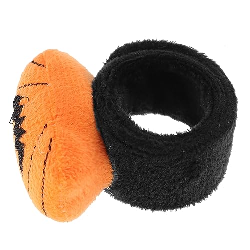 Vaguelly Halloween Slap Armband im Kürbisdesign Leichtes Sicheres und Halloween für Partys Mitgebsel und Dekoration für Erwachsene von Vaguelly