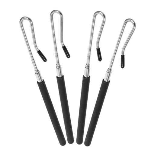 Vaguelly Handpuppen-steuerstäbe 4-teiliges Set Puppenarm-steuerstäbe Bequemer Griff Einstellbare Länge 55 cm von Vaguelly