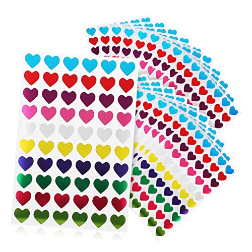 Vaguelly Herzförmige Papier Sticker Herzform Aufkleber Dekorative Aufkleber Für Kindergarten Und Belohnungssticker Bunten Farben Bastelprojekte Und Dekoration Vaguelly Herzförmige Papier Sticker Herzform Aufkleber Dekorative Aufkleber Für Kindergarten Und Belohnungssticker Bunten Farben Bastelprojekte Und Dekoration von Vaguelly