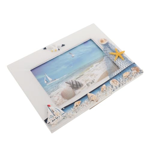 Vaguelly Holz Bilderrahmen Nautische Design Stehender Fotorahmen für Strand Dekoration für Wohnzimmer und Schlafzimmer Praktischer und Stilvoller Fotorahmen für Erinnerungen Vaguelly Holz Bilderrahmen Nautische Design Stehender Fotorahmen für Strand Dekoration für Wohnzimmer und Schlafzimmer Praktischer und Stilvoller Fotorahmen für Erinnerungen von Vaguelly