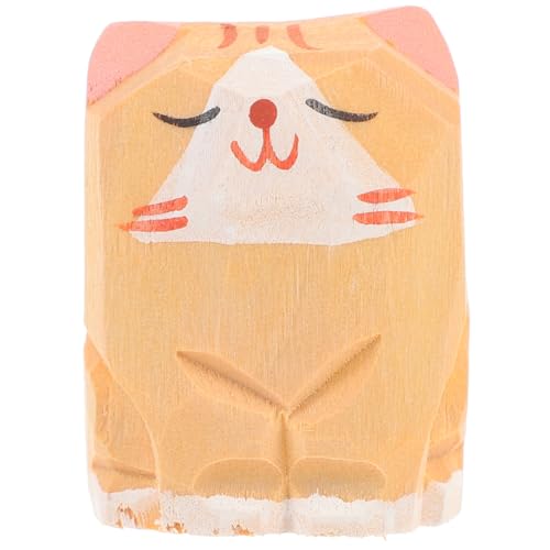 Vaguelly Holz Katzenfigur Statue Dekoration Katzen Statue Kreatives Wohnaccessoire für Zuhause Büro Niedliche Holzfigur aus Stabilem Material Stilvolle Raumgestaltung Vaguelly Holz Katzenfigur Statue Dekoration Katzen Statue Kreatives Wohnaccessoire für Zuhause Büro Niedliche Holzfigur aus Stabilem Material Stilvolle Raumgestaltung von Vaguelly