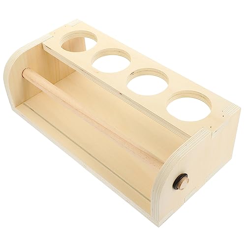 Vaguelly Holz Malrollenhalter für Tisch Staffelei mit Stauraum für Zeichenpapier Stabiler und Praktischer Kunstbedarf für Kreative Diy Projekte von Vaguelly