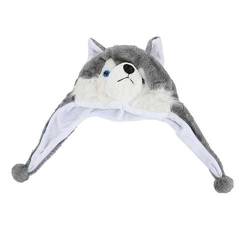 Vaguelly Husky-Hut kindermütze kappe caps für -Plüschmütze Haustiermütze Cartoon- Plüschtierhut Kinderhut Cartoon-Plüsch-Hut warme Wintermütze Plüschstoff Grey Vaguelly Husky-Hut kindermütze kappe caps für -Plüschmütze Haustiermütze Cartoon- Plüschtierhut Kinderhut Cartoon-Plüsch-Hut warme Wintermütze Plüschstoff Grey von Vaguelly