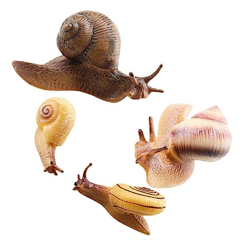 Vaguelly Jungen Und Mädchen-freundliche Schnecke Modelle Kuchen Topper Decor Pädagogisches Tiere Spielzeug Jungen Und Mädchen Garten von Vaguelly