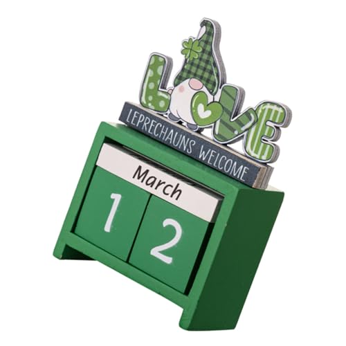 Vaguelly Kalenderverzierung aus Holz Erinnerungskalender Kleeblatt Halter Party Datum st. patricks day dekoration st. Patricks Day Ornament st. Patrick's Day Adventskalender Vaguelly Kalenderverzierung aus Holz Erinnerungskalender Kleeblatt Halter Party Datum st. patricks day dekoration st. Patricks Day Ornament st. Patrick's Day Adventskalender von Vaguelly