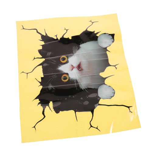Vaguelly Katzen Autoaufkleber Langlebiger Selbstklebender Katzen Sticker für Autos Wanddekoration für Katzenliebhaber Witziger Katzenaufkleber für Fahrzeuge von Vaguelly