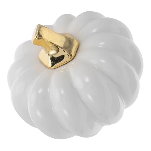 Vaguelly Keramische Kürbisfigur Kleiner Tischschmuck für Stilvolle Herbst und Halloweendekoration für Wohnzimmer und Schlafzimmer Vaguelly Keramische Kürbisfigur Kleiner Tischschmuck für Stilvolle Herbst und Halloweendekoration für Wohnzimmer und Schlafzimmer von Vaguelly