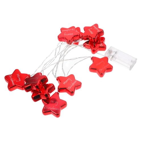 Vaguelly LED Weihnachtsstern Lichterkette für Innenräume mit Roten Sternen Weihnachtsdekoration für Wohnzimmer Schlafzimmer und Weihnachtsbaum Batteriebetrieben für Stimmungsvolle Vaguelly LED Weihnachtsstern Lichterkette für Innenräume mit Roten Sternen Weihnachtsdekoration für Wohnzimmer Schlafzimmer und Weihnachtsbaum Batteriebetrieben für Stimmungsvolle von Vaguelly