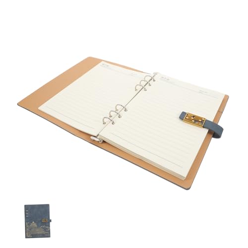 Vaguelly Loseblattnotiz notizbuch Studentenzeitschrift Tägliches Planungsbuch Persönlicher Planer Notizbücher für die Arbeit Planungshandbuch Büro leerer Notizblock Papier Himmelblau von Vaguelly