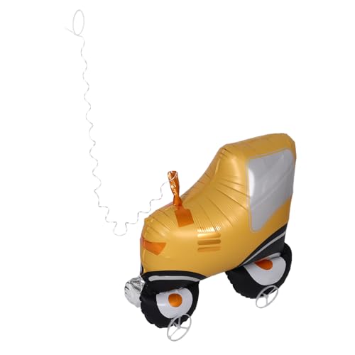 Vaguelly Luftballon für Kindergeburtstag Rollendes Fahrzeug mit Realistischem Design Aufblasbar für BAU und Fahrzeugpartys Einfache Handhabung und Interaktive Dekoration von Vaguelly