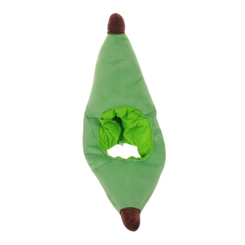 Vaguelly Lustiger Bananenhut für Erwachsene Weiches Party-kostüm-accessoire Bequemes Vielseitiges Früchte-kopfbedeckung für Halloween Cosplay Familienfeiern Foto-requisiten von Vaguelly