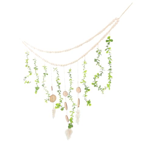 Vaguelly Makramee Wandbehang mit Holzperlen Hängendes Foto Display für Boho Wanddekoration für Schlafzimmer und Wohnzimmer Rustikale Fotogirlande zur Präsentation Ihrer Lieblingsbilder Vaguelly Makramee Wandbehang mit Holzperlen Hängendes Foto Display für Boho Wanddekoration für Schlafzimmer und Wohnzimmer Rustikale Fotogirlande zur Präsentation Ihrer Lieblingsbilder von Vaguelly