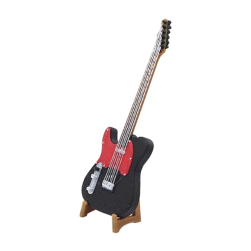 Vaguelly Miniatur Gitarre mit Ständer Realistisch Gestaltetes Gitarrenmodell Detailreiche Puppenhaus Dekoration Mini Dollhouse Accessoire für Musikliebhaber und Sammler Vaguelly Miniatur Gitarre mit Ständer Realistisch Gestaltetes Gitarrenmodell Detailreiche Puppenhaus Dekoration Mini Dollhouse Accessoire für Musikliebhaber und Sammler von Vaguelly