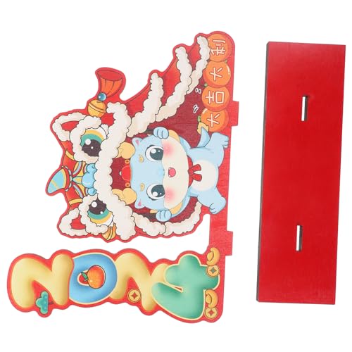 Vaguelly Neujahrs Holzschild für Chinesische Neujahr Festliche Tischdekoration aus Holz für Frühlingsfest Leicht und Handgefertigt Glücksbringer für Zuhause und Garten Vaguelly Neujahrs Holzschild für Chinesische Neujahr Festliche Tischdekoration aus Holz für Frühlingsfest Leicht und Handgefertigt Glücksbringer für Zuhause und Garten von Vaguelly