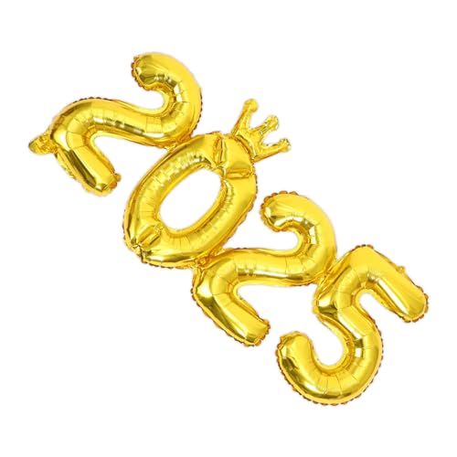 Vaguelly Neujahrsballon Goldene Krone Folienballon Dekoration für Silvester und Bachelorette Feiern Festliche Party Deko Vaguelly Neujahrsballon Goldene Krone Folienballon Dekoration für Silvester und Bachelorette Feiern Festliche Party Deko von Vaguelly