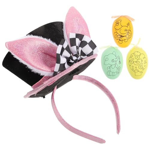 Vaguelly Osterhasen stirnband Kostüm Zubehör Hasenohren Haarreif Partyspiel Requisite für Mädchen Geburtstagsfeier Schwarz Vaguelly Osterhasen stirnband Kostüm Zubehör Hasenohren Haarreif Partyspiel Requisite für Mädchen Geburtstagsfeier Schwarz von Vaguelly