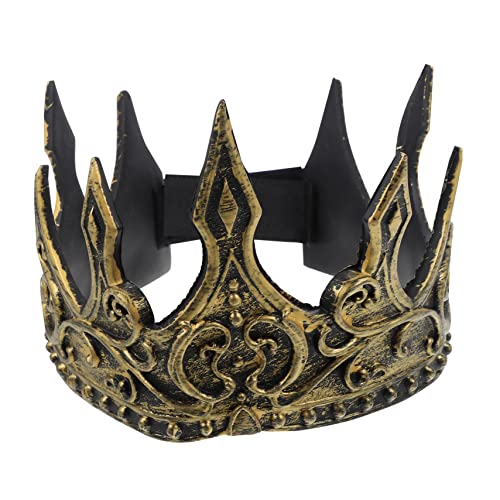 Vaguelly PU Mittelalter Krone Für Herren Cosplay Krone Weichschaum Stirnband Zufälliges Kostüm Zubehör Für Halloween Und Theateraufführungen Vaguelly PU Mittelalter Krone Für Herren Cosplay Krone Weichschaum Stirnband Zufälliges Kostüm Zubehör Für Halloween Und Theateraufführungen von Vaguelly
