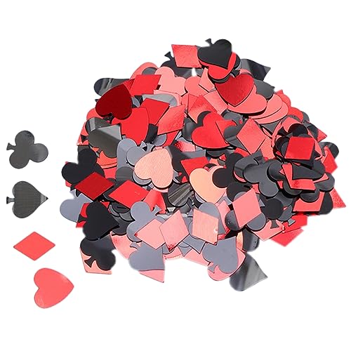 Vaguelly Party Poker Streudeko Kreative Kunststoff Poker Konfetti Dekorative Tischstreuung für Hochzeit Geburtstag Feier Vielseitige Scrapbook Bastel Partydeko Vaguelly Party Poker Streudeko Kreative Kunststoff Poker Konfetti Dekorative Tischstreuung für Hochzeit Geburtstag Feier Vielseitige Scrapbook Bastel Partydeko von Vaguelly