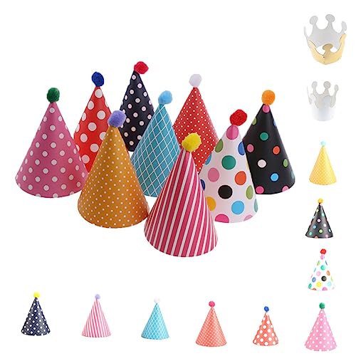 Vaguelly Partyhüte Mit Pompons Für Geburtstagsfeiern Lustige Kuchenhüte Für Kindergeburtstage Und Festliche Anlässe Bunte Partyhüte Für Unvergessliche Feiern Vaguelly Partyhüte Mit Pompons Für Geburtstagsfeiern Lustige Kuchenhüte Für Kindergeburtstage Und Festliche Anlässe Bunte Partyhüte Für Unvergessliche Feiern von Vaguelly