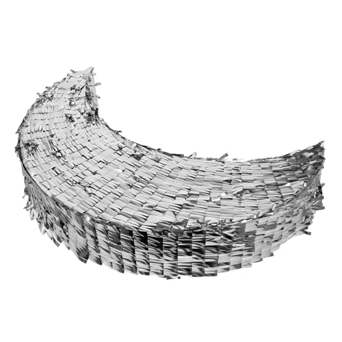 Vaguelly Piñata Dekoration Himmelsdekor Mondpinata für Kinderpartys Geburtstag geformt Event-Pinata- Pinata mit Süßigkeitenfüllung Spielversorgung Süßigkeitenbehälter Papier Silver Vaguelly Piñata Dekoration Himmelsdekor Mondpinata für Kinderpartys Geburtstag geformt Event-Pinata- Pinata mit Süßigkeitenfüllung Spielversorgung Süßigkeitenbehälter Papier Silver von Vaguelly