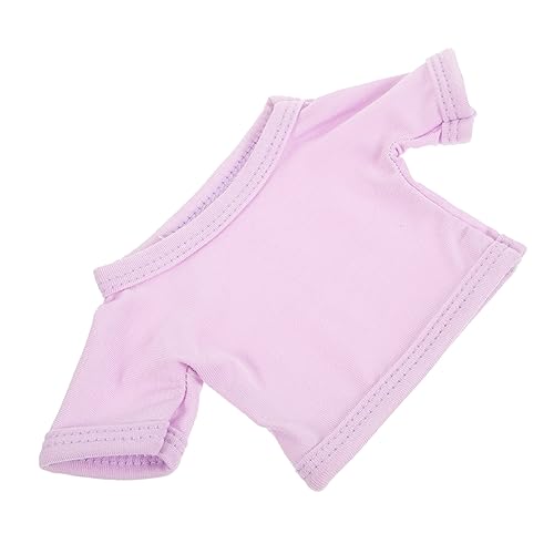 Vaguelly Plüsch Puppe Kleidung Kostüm Bezauberndes T-Shirt- Violet Baumwolle Vaguelly Plüsch Puppe Kleidung Kostüm Bezauberndes T-Shirt- Violet Baumwolle von Vaguelly