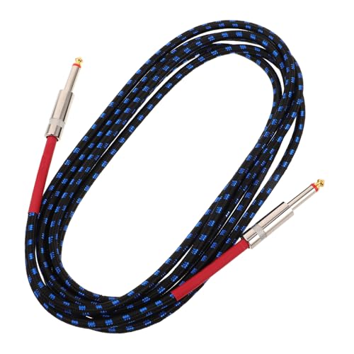 Vaguelly Professionelles Geflochtenes Guitar Amp Cable mit Geräuschreduzierung Robustes und Flexibles Elektrisches Gitarrenkabel für Bass Effektpedale und Verstärkeranschluss Vaguelly Professionelles Geflochtenes Guitar Amp Cable mit Geräuschreduzierung Robustes und Flexibles Elektrisches Gitarrenkabel für Bass Effektpedale und Verstärkeranschluss von Vaguelly